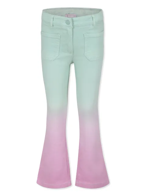 Stella McCartney Kids جينز فلير متدرج الألوان