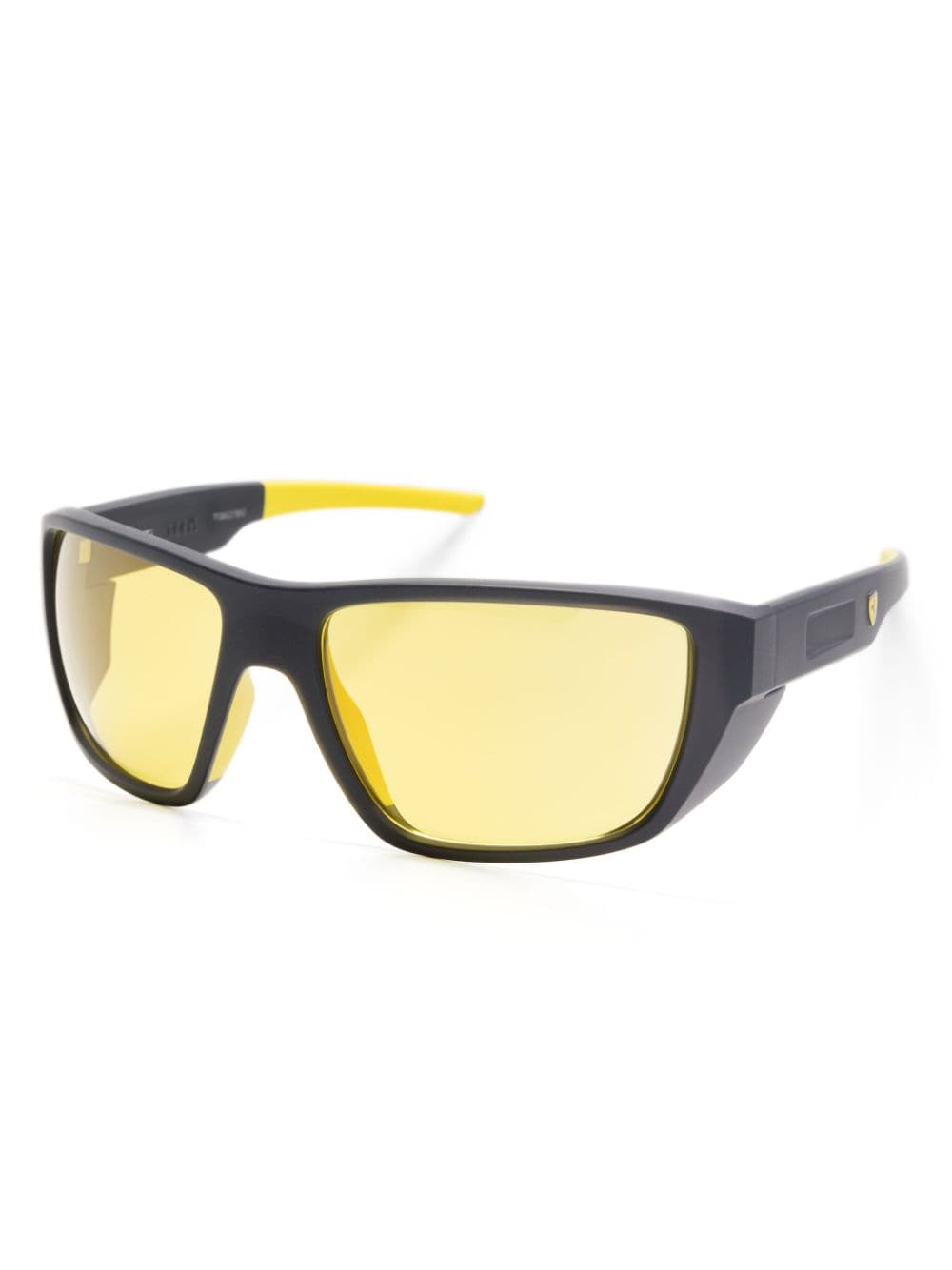 Shop Ferrari Fz6012u Sunglasses In Black