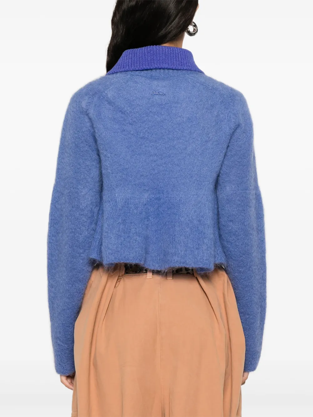 LOEWE Polotrui met geborstelde afwerking Blauw