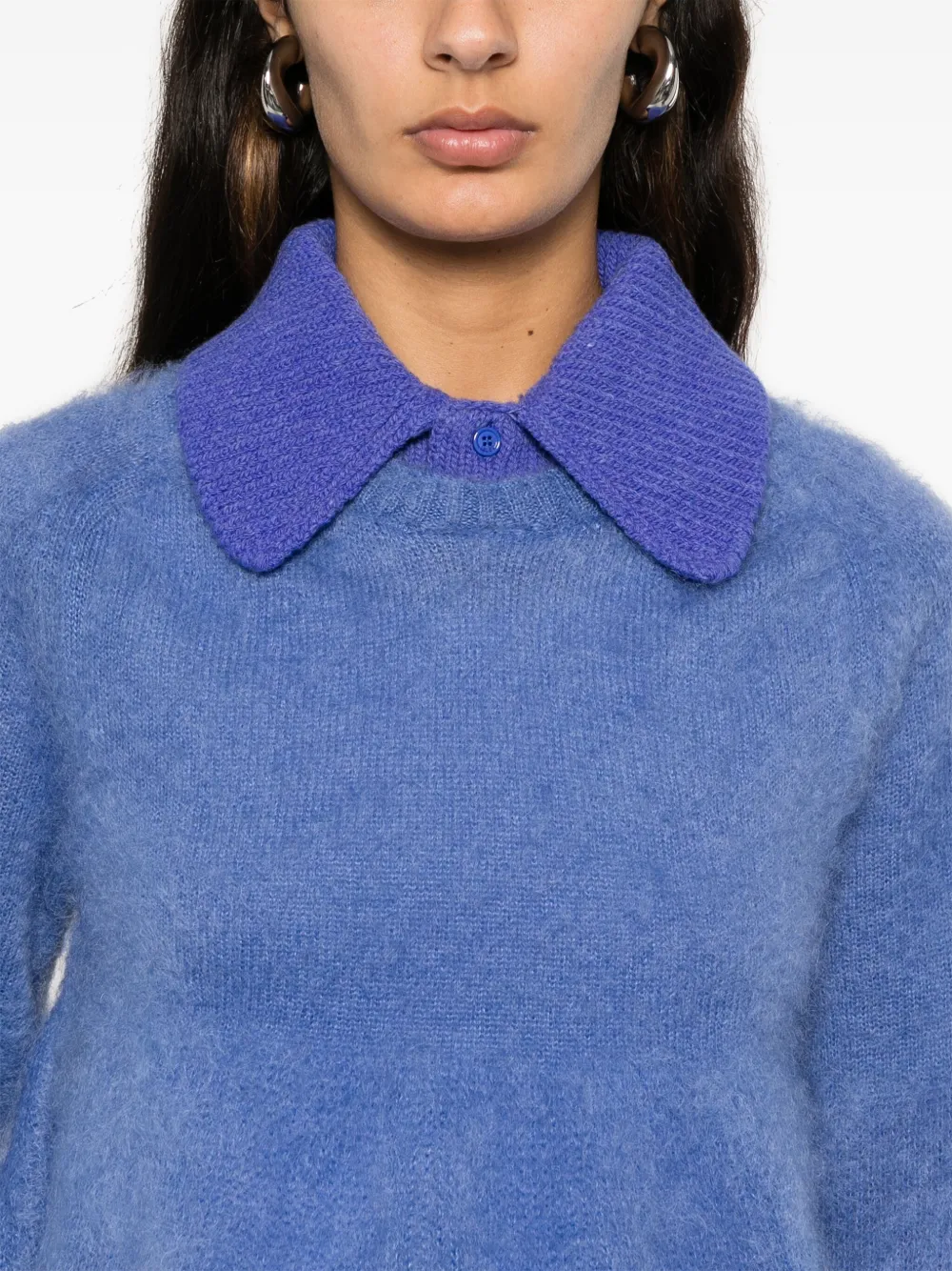 LOEWE Polotrui met geborstelde afwerking Blauw