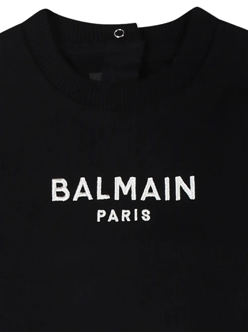 Balmain Kids Sweater met logoprint Zwart