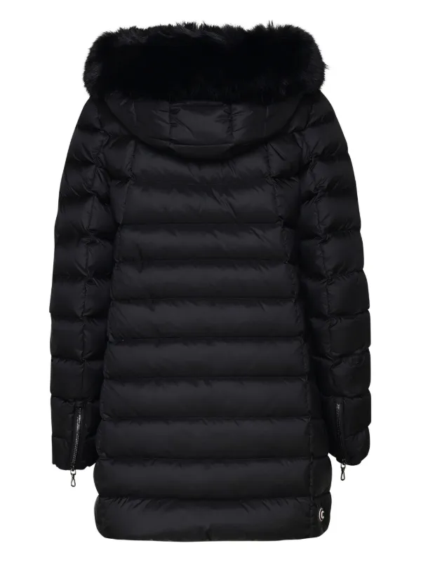 Colmar logo-appliqué Padded Coat Black FARFETCH HK