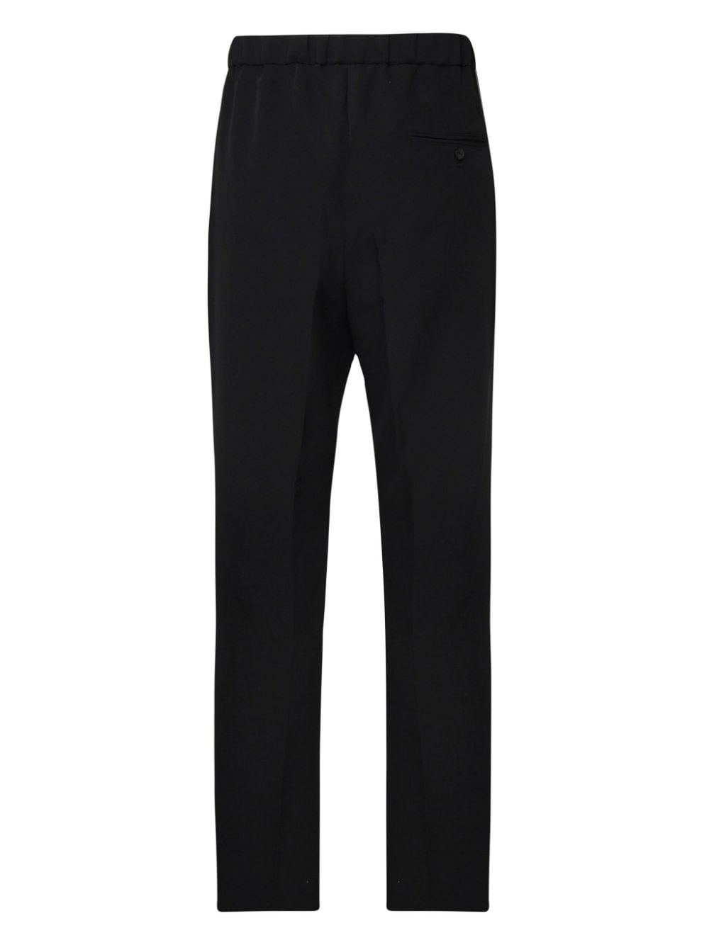 Shop Hevo Cotton Trousers In Black