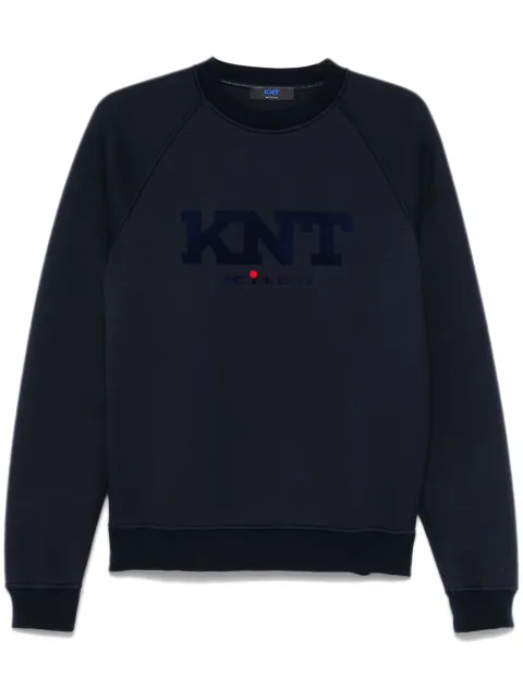 Kiton sudadera con logo afelpado