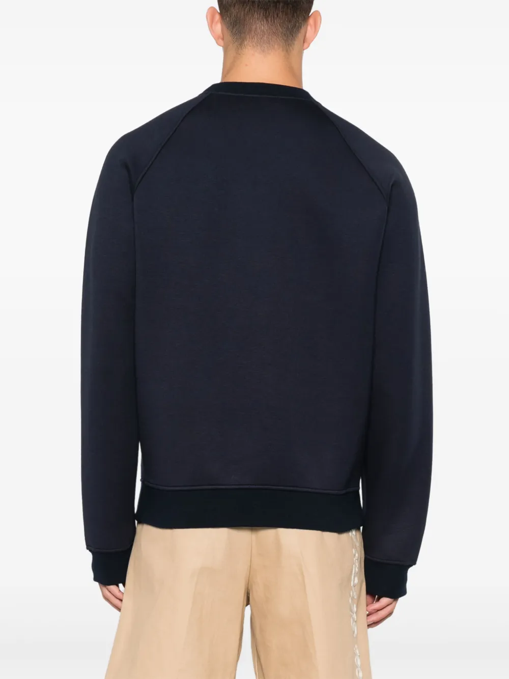 Kiton Sweater met logo Blauw
