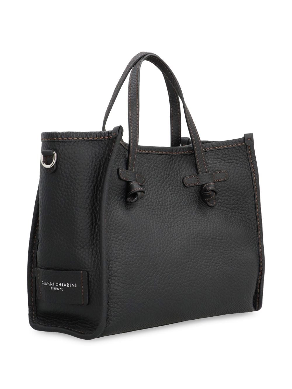 Shop Gianni Chiarini Miss Marcella Tote Bag In Black