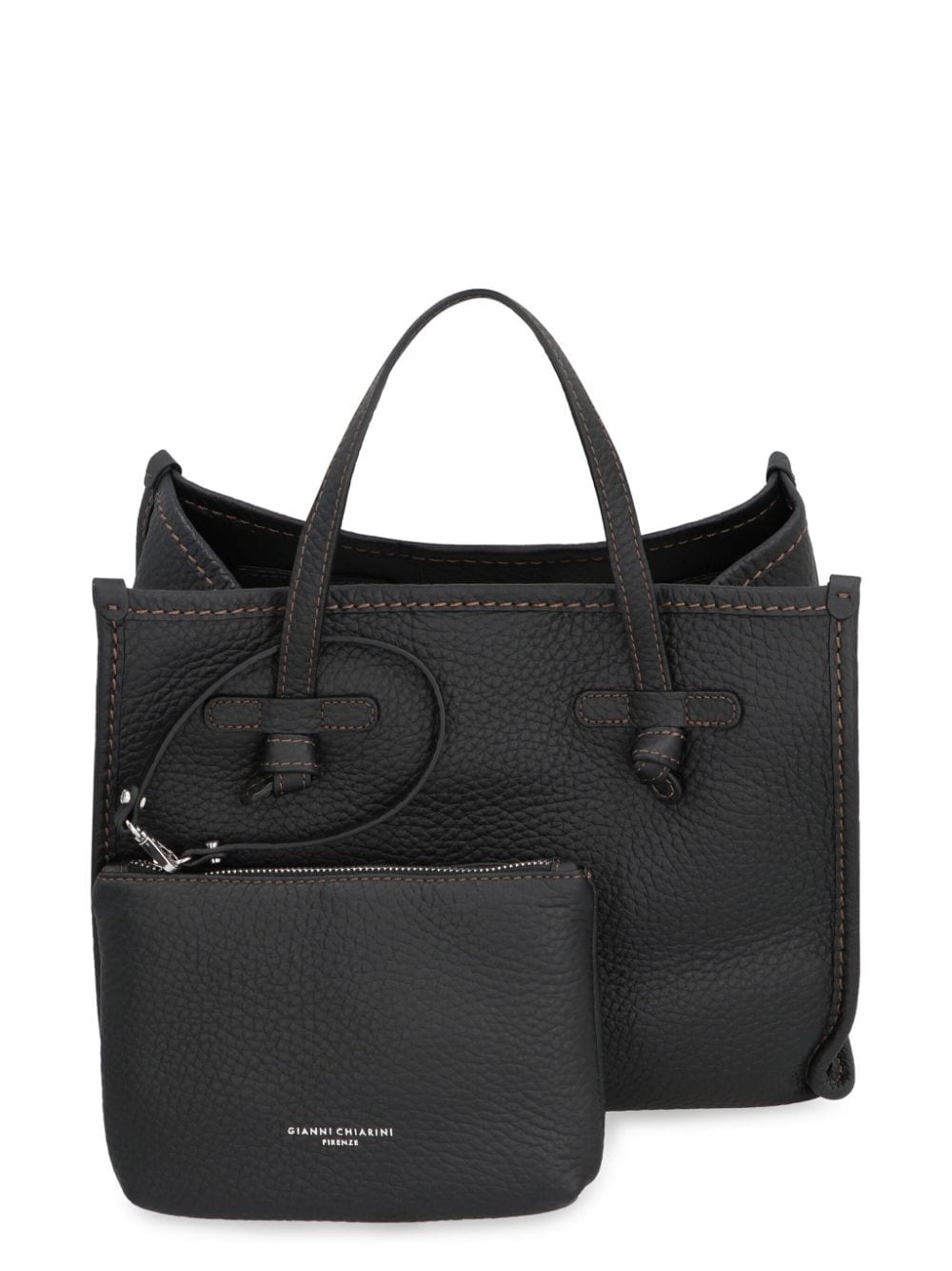 Shop Gianni Chiarini Miss Marcella Tote Bag In Black