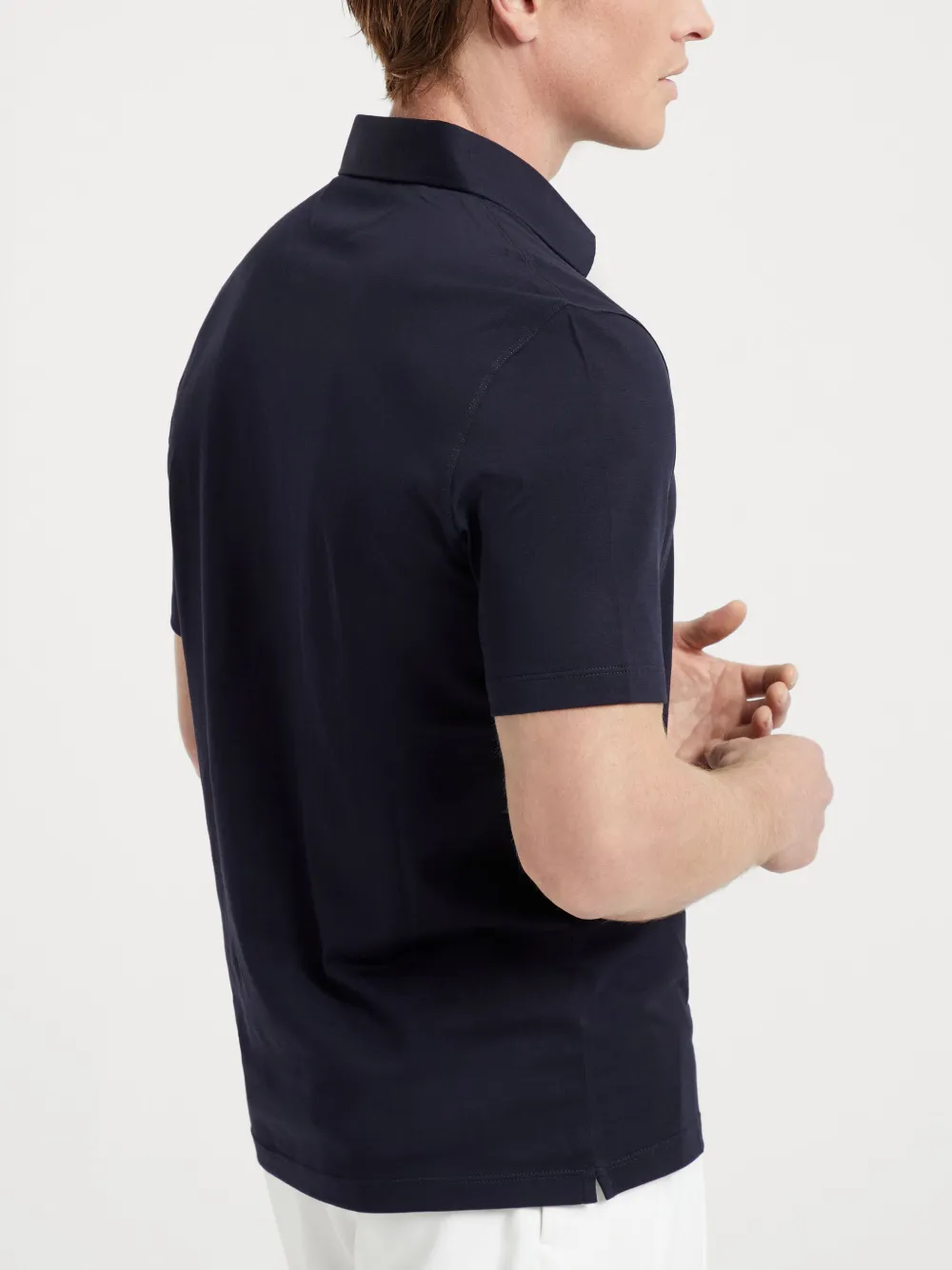 Brunello Cucinelli Katoenen poloshirt Blauw