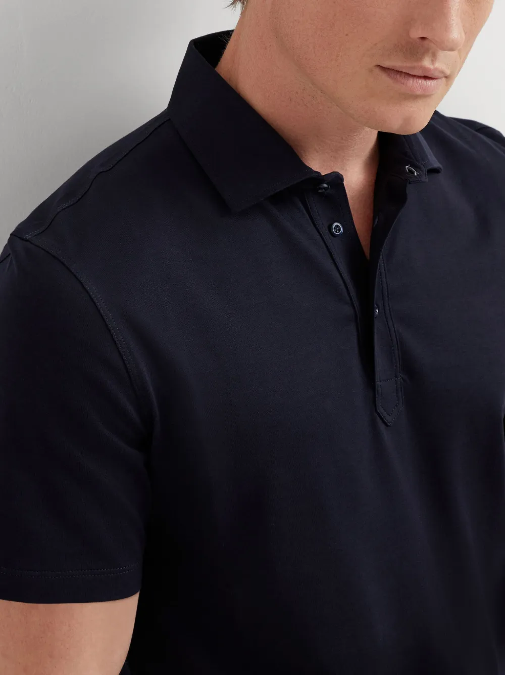 Brunello Cucinelli Katoenen poloshirt Blauw