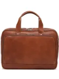 Brunello Cucinelli leather briefcase - Brown