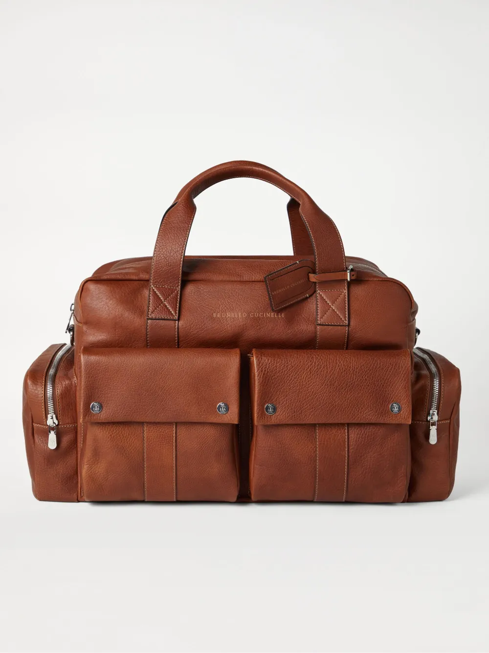 Brunello Cucinelli Leisure tas Bruin
