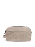 Brunello Cucinelli double-zippered wash bag - Grey