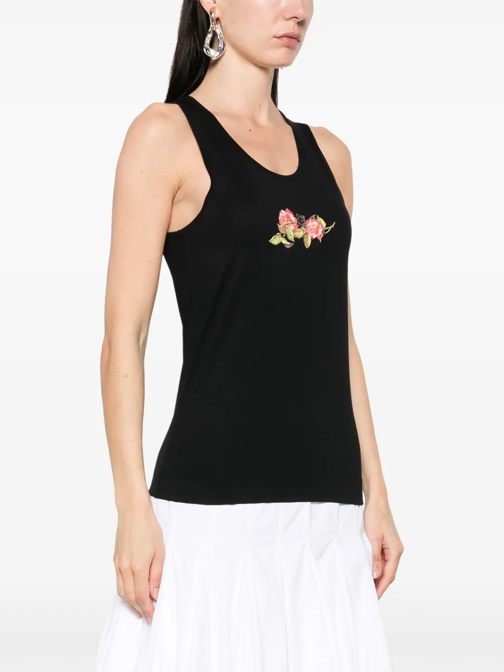 Givenchy Tanktop met logoplakkaat Zwart