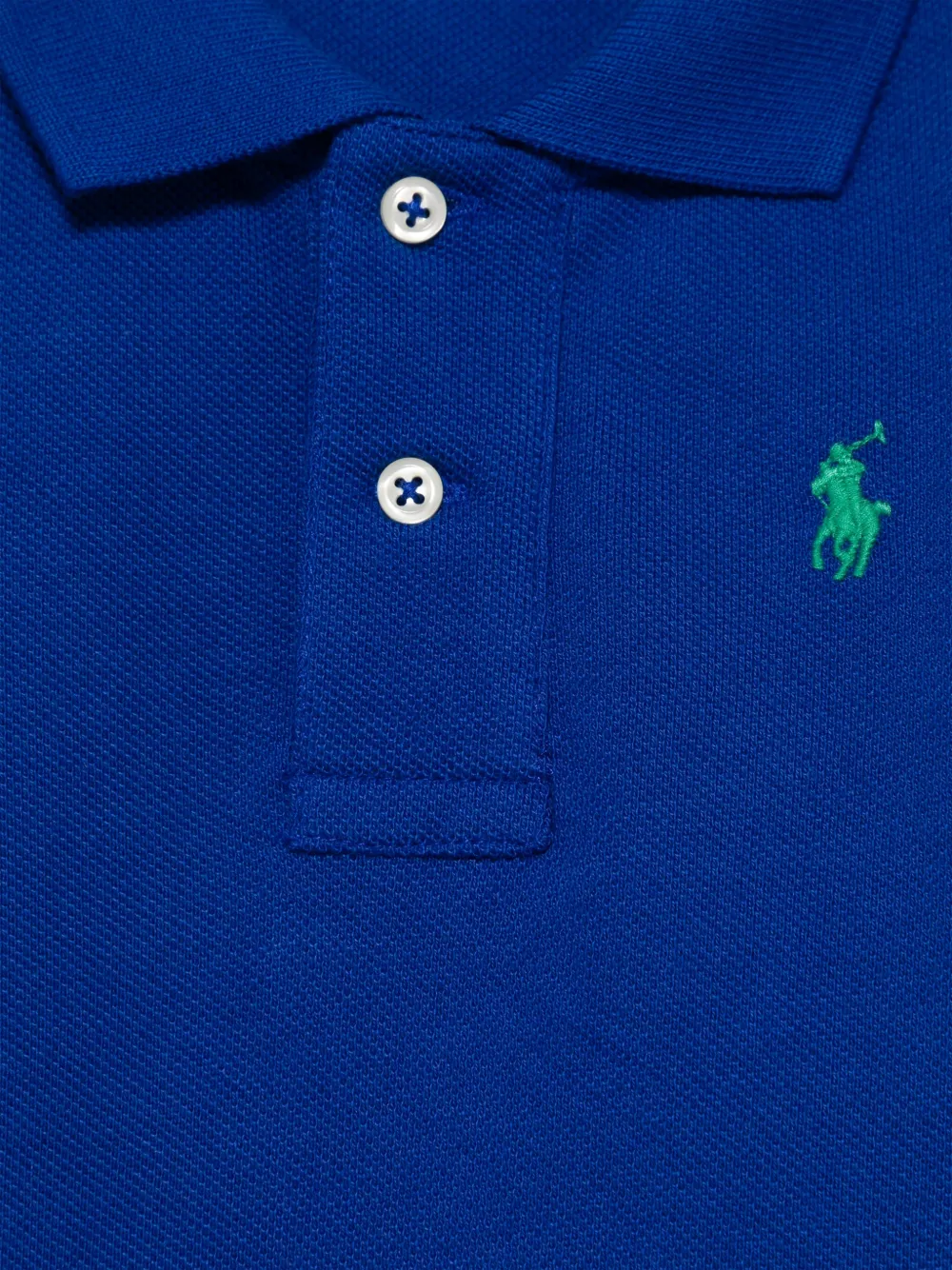 POLO RALPH LAUREN KIDS Poloshirt met print Blauw