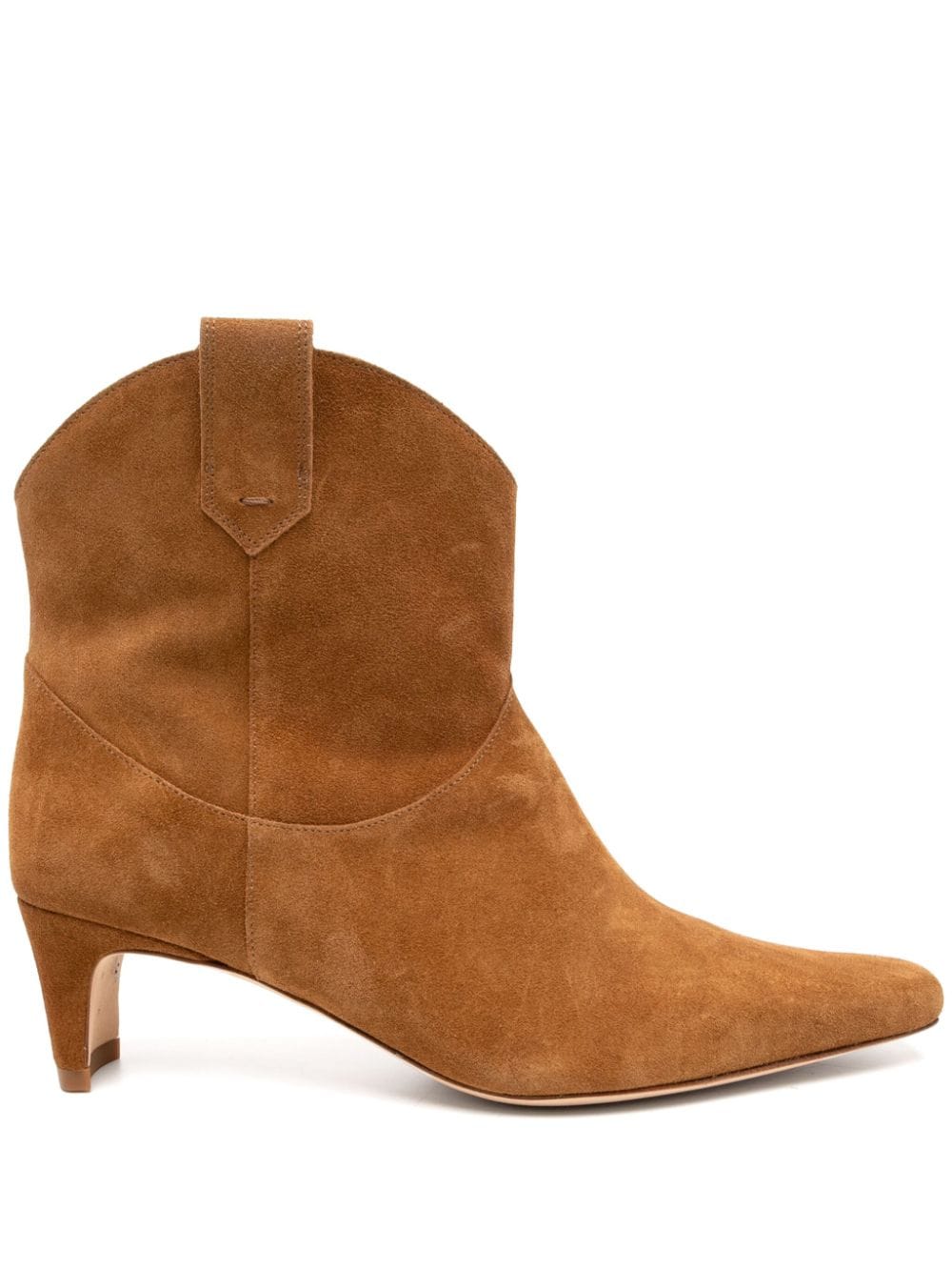 STAUD Western Wally ankle boots Brown