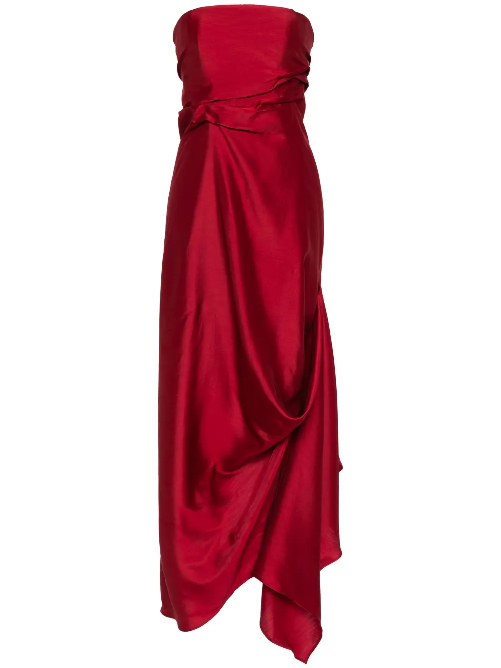 STAUD Caravaggio jurk Rood