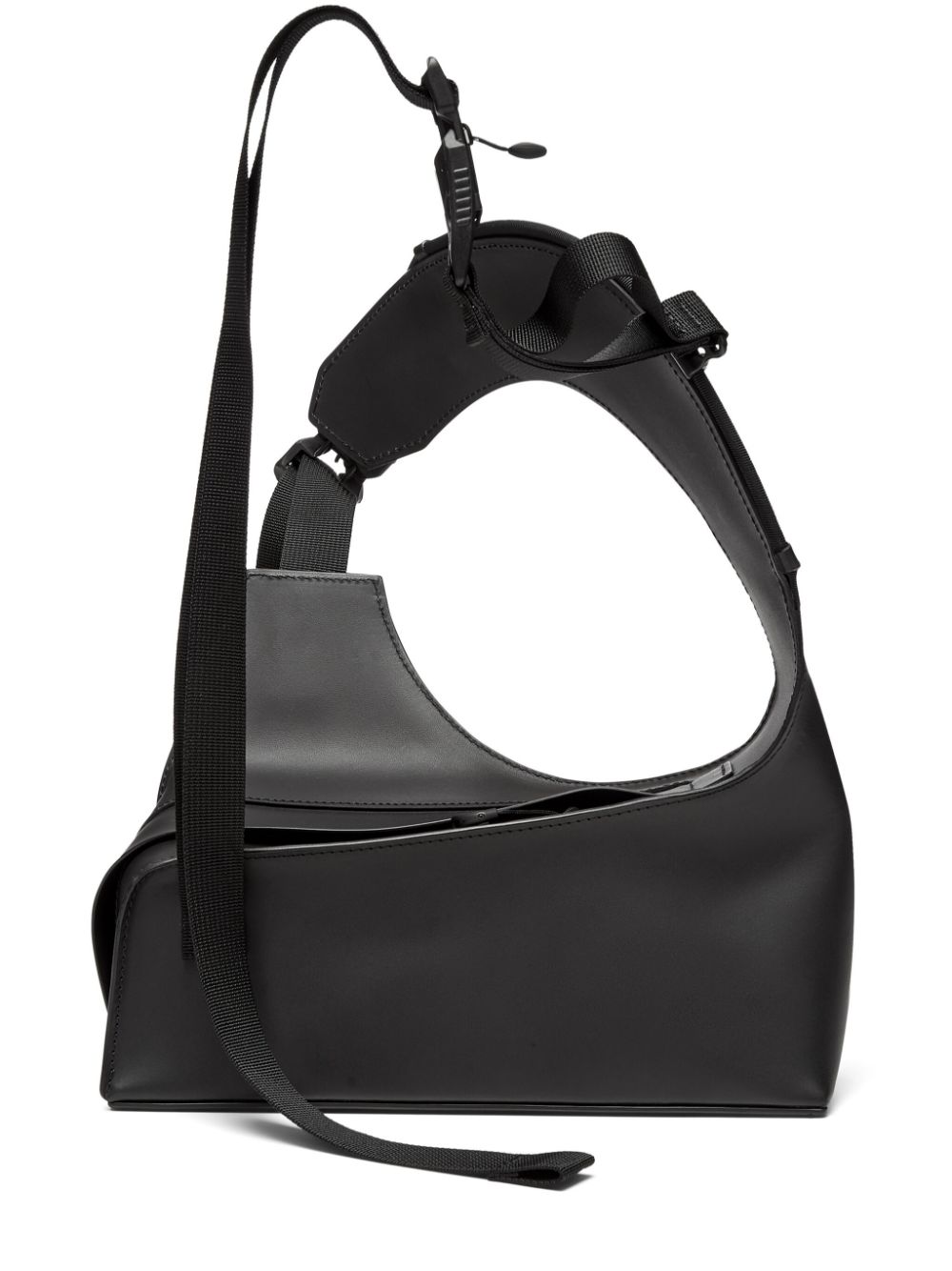 Johanna Parv Action Leather Tote Bag In Black