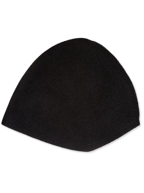 Uma Wang gorro tejido de canalé