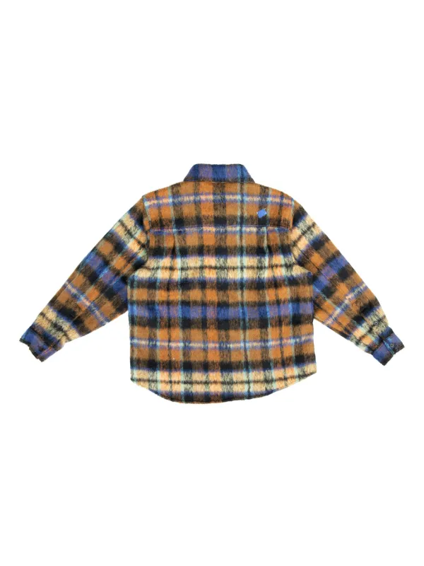 Ader Error チェック シャツ | ブラウン | FARFETCH JP