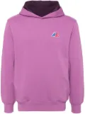 SPORT b. by agnès b. logo patch hoodie - Purple