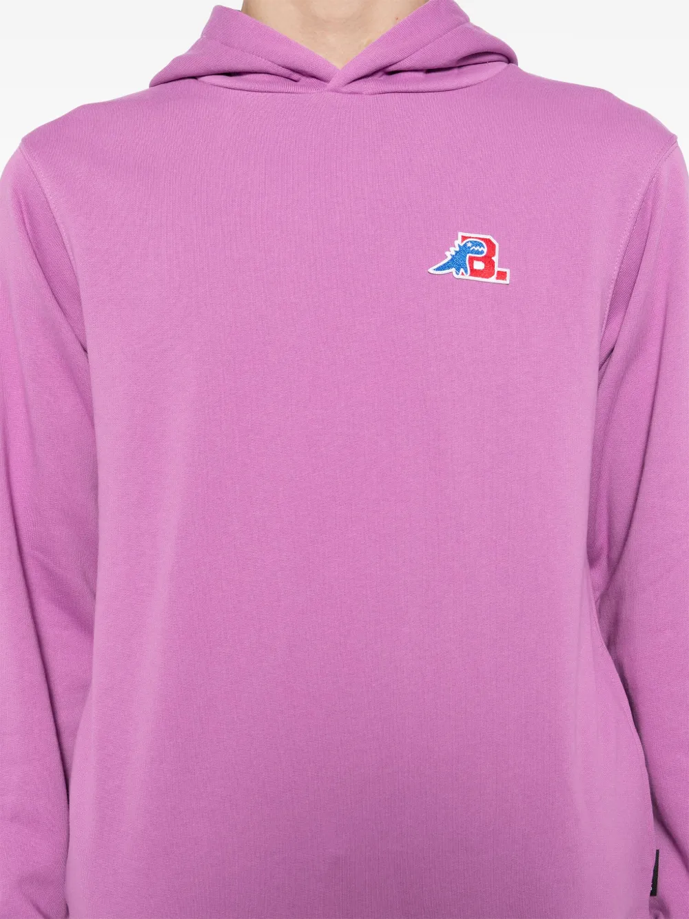 Sport B. By Agnès B. Logo Patch Hoodie In Purple
