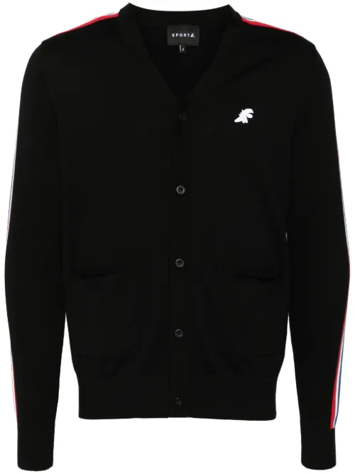 Cardigan à détail de bande - SPORT b. by agnès b. - Modalova