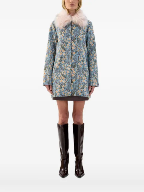 Unreal Fur Feuilles Mortes coat 