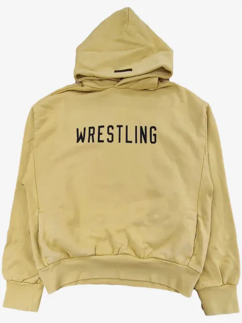 FEAR OF GOD ESSENTIALS slogan-print hoodie
