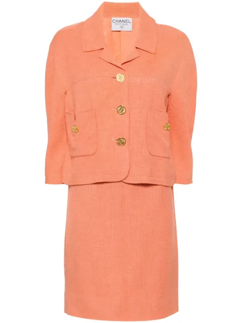 CHANEL Pre-Owned 1990-2000s wool skirt suit