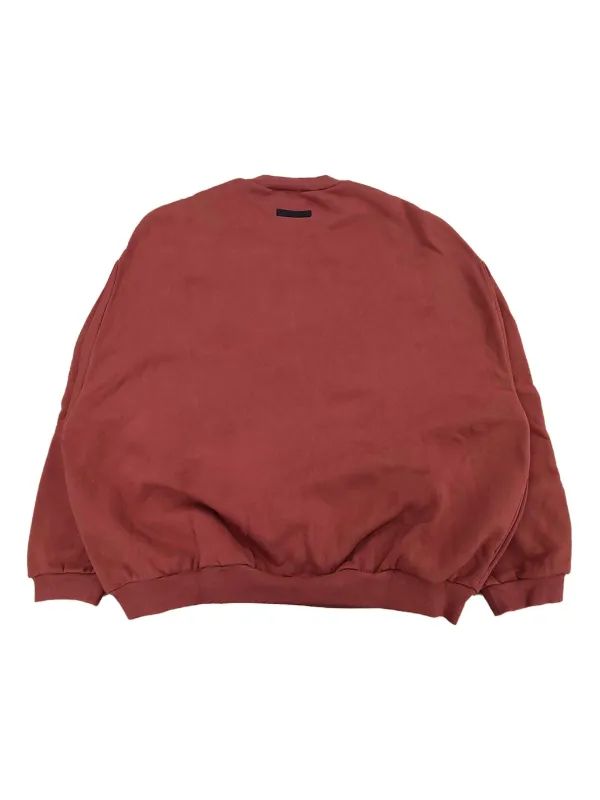 FEAR OF GOD ESSENTIALS スローガン スウェットシャツ | レッド 