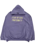 FEAR OF GOD ESSENTIALS Heavy Fleece hoodie - Purple