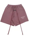 FEAR OF GOD ESSENTIALS logo-print shorts - Pink