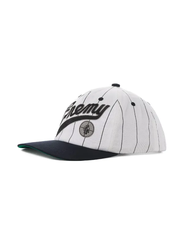 SAINT MXXXXXX x Public Enemy logo-appliqué Cap | White