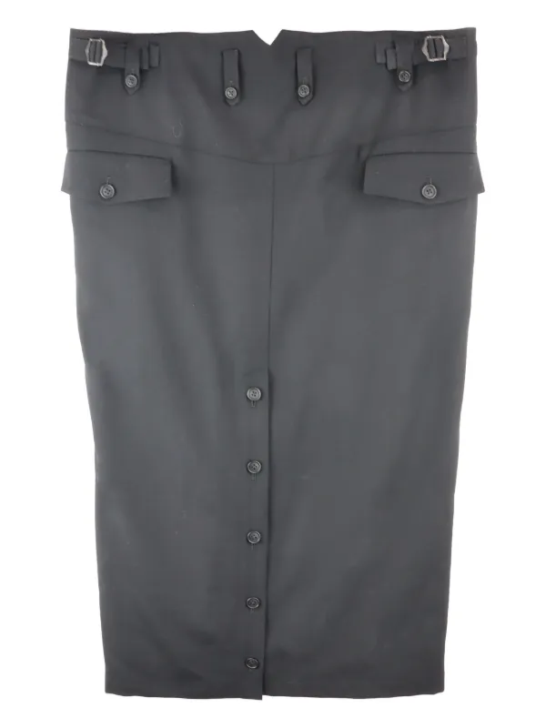 Yohji Yamamoto スカート | ブラック | FARFETCH JP