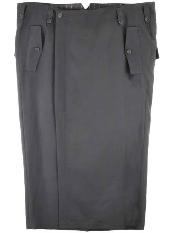 Yohji Yamamoto スカート | ブラック | FARFETCH JP