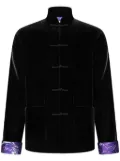 Shanghai Tang Winding Stream Party Velvet Tang Jacket - Black