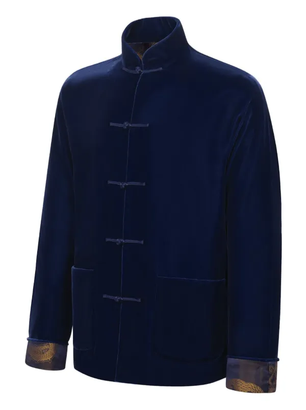 Stand Collar Gold Velvet Short Jacket Stand Collar Gold Velvet Short Jacket