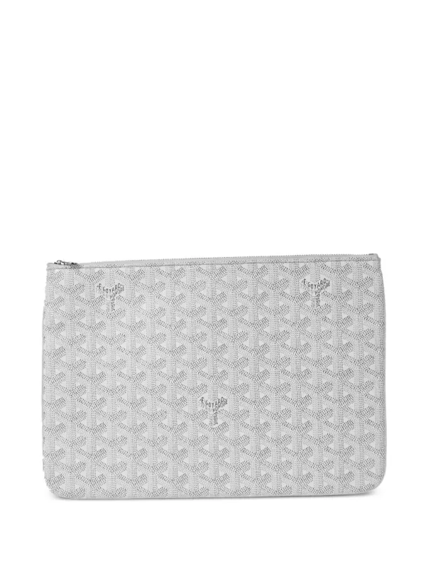 Goyard clutch white deals