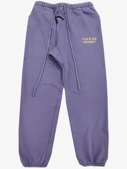 FEAR OF GOD ESSENTIALS logo-print track pants