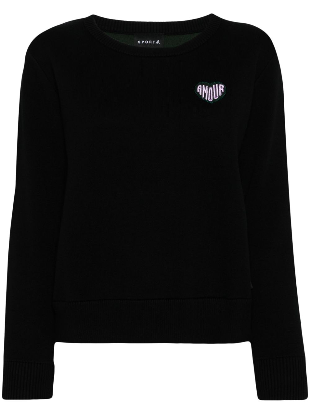 embroidered-logo jumper