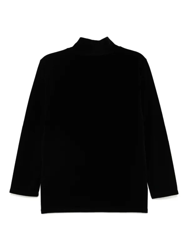 Agnès b. Graphic Print long-sleeves T-shirt | Black | FARFETCH CA
