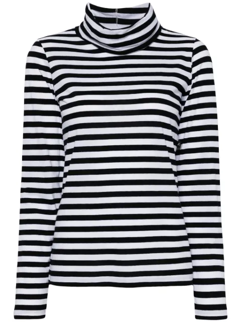 agnès b.  striped transformable T-shirt