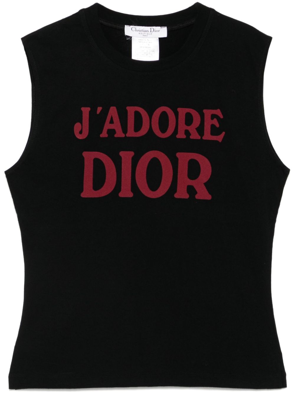 Christian Dior 2002 logo-print vest Women