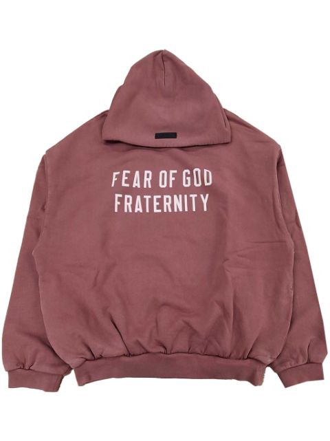 FEAR OF GOD ESSENTIALS logo-print hoodie Men