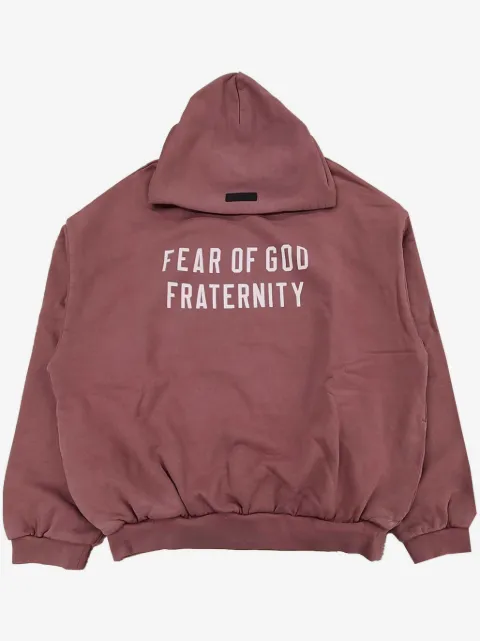 FEAR OF GOD ESSENTIALS hoodie con logo estampado