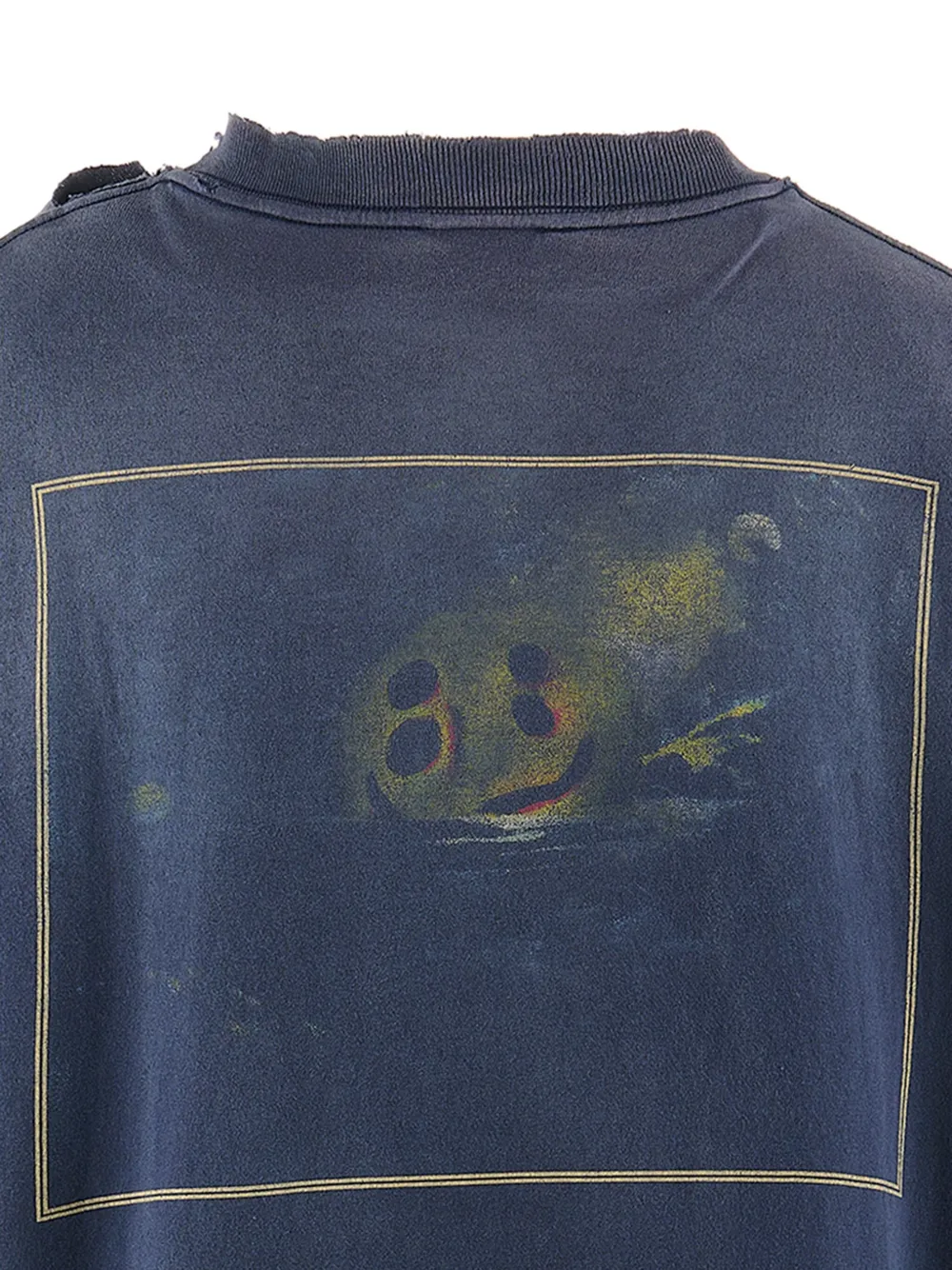 SAINT MXXXXXX x Cactus Plant Flea Market grafische prints T-shirt Blauw