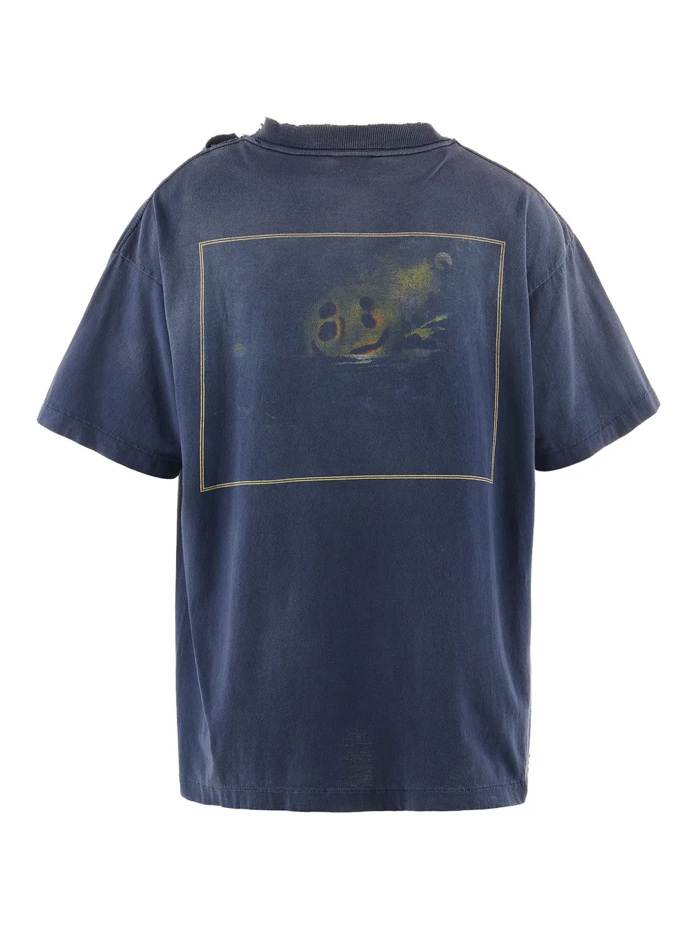 SAINT MXXXXXX x Cactus Plant Flea Market graphic-print T-shirt - Blauw