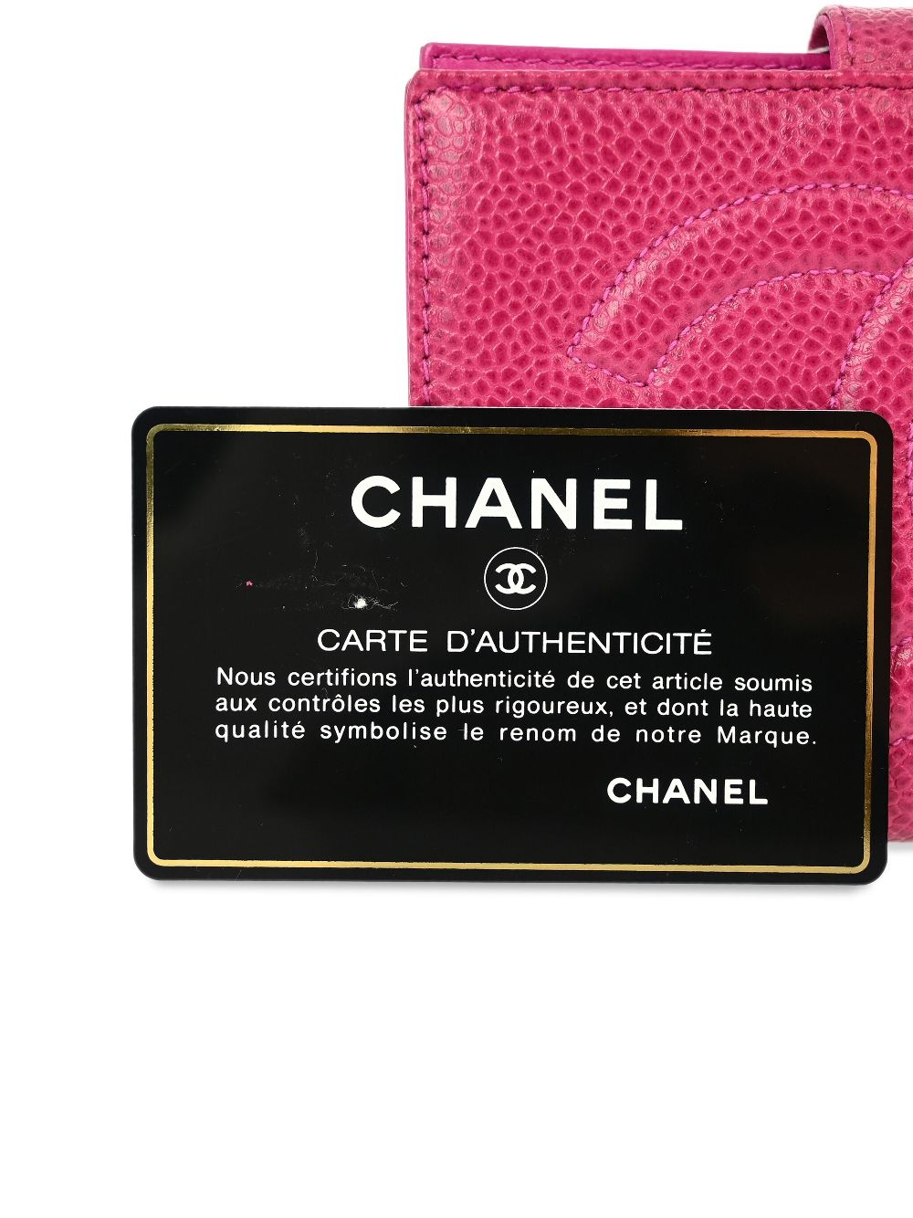 Cheap HOT SALE CHANEL 1995 CC-stitch wallet Women