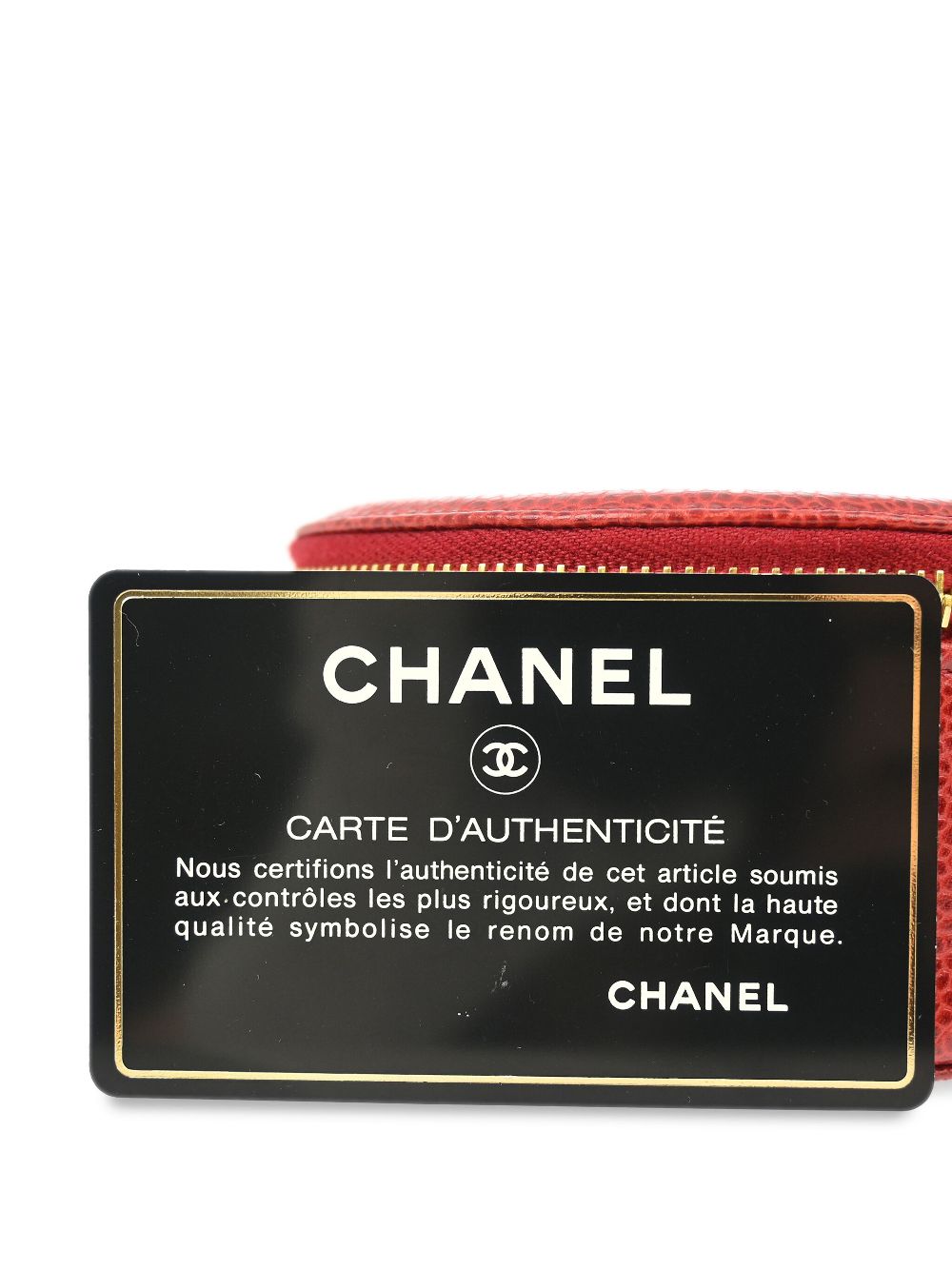 CHANEL 1992 CC-stitch jewellery case Women