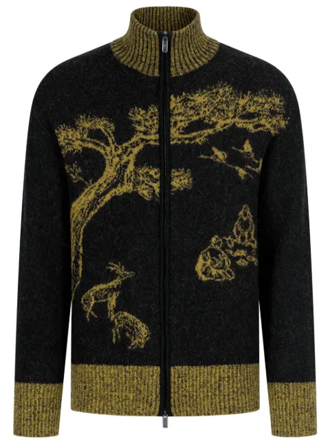 Shanghai Tang cárdigan en jacquard